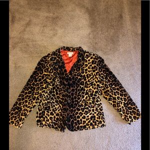 Lucky Brand Cheetah Blazer